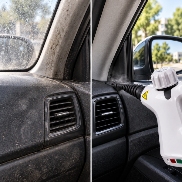 Interior do carro e vidros
