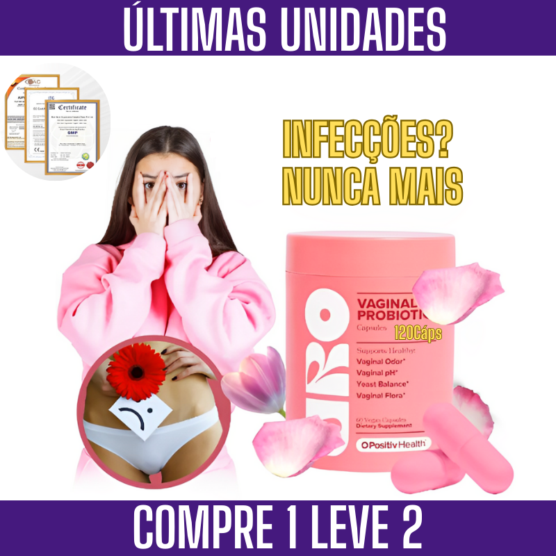 Cápsulas URO 120 Cáps - Equilíbrio e Proteção para Sua Intimidade | COMPRE 1 LEVE 2 + Frete GRÁTIS