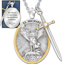 Desperte Bênçãos Financeiras e Saúde Com o Colar do Arcanjo São Miguel | COMPRE 3 LEVE 4 | Frete Grátis