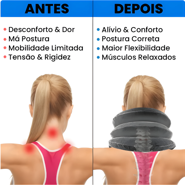 New Posture - Corretor Cervical Ortopédico | Frete Grátis