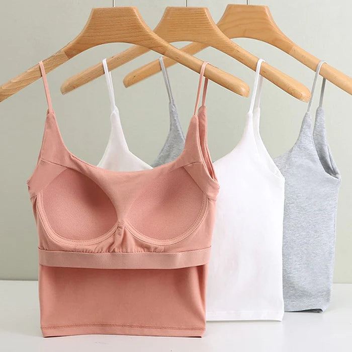 COMPRE 2 LEVE 3 - Kit de Cropped com Bojo e Alcinhas Ajustáveis + Brinde