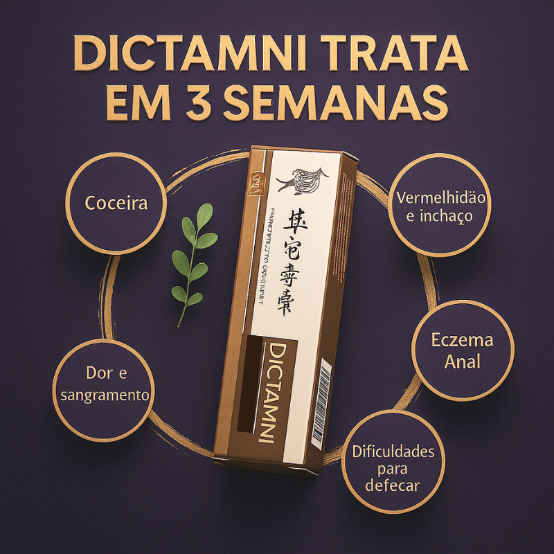 Pomada Dictamni – Alívio Rápido e Sem Cirurgia | COMPRE 1 LEVE 2 + Frete GRÁTIS