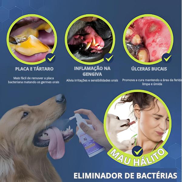 SorrisoPet - Eliminação do Tártaro e Mau Hálito | Frete Grátis