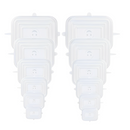 COMPRE 6 LEVE 12 - KIT Tampas de Silicone Anti-Bacteriano (UNIVERSAL) | Frete Grátis