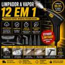 Limpeza a Vapor 12 em 1 - Limpeza TOTAL 1200w BIVOLT | Frete GRÁTIS + 50% OFF