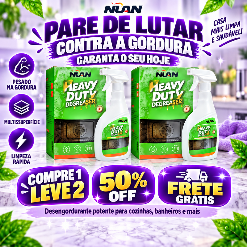NUAN Desengordurante - Limpeza Pesada | COMPRE 1 LEVE 2 + Frete GRÁTIS