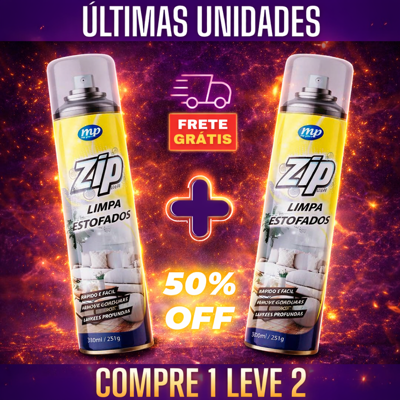 ZIP Limpa Estofados | COMPRE 1 LEVE 2 - PROMOÇÃO