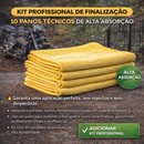 KIT PROFISSIONAL REUTILIZÁVEL DE FINALIZAÇÃO - 10 PANOS TÉCNICOS DE ALTA ABSORÇÃO