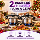 Panela de Pressão Inox 6L SecureLock Pro | COMPRE 1 LEVE 2 + Entrega GRÁTIS e RÁPIDA
