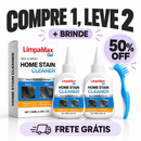 Kit LimpaMax Gel com embalagem, 2 frascos e escova: compre 1, leve 2 + brinde, 50% OFF e frete grátis