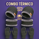 KIT INVERNO - Leve 2 KITS COMPLETOS (Toucas, Cachecol + Luvas IMPERMEÁVEL) + Frete GRÁTIS
