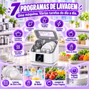 Lava-Louças Portátil ICUIRE 7 Programas com Limpeza e Secagem — Sem Instalação | Frete GRÁTIS + ENTREGA AMANHÃ