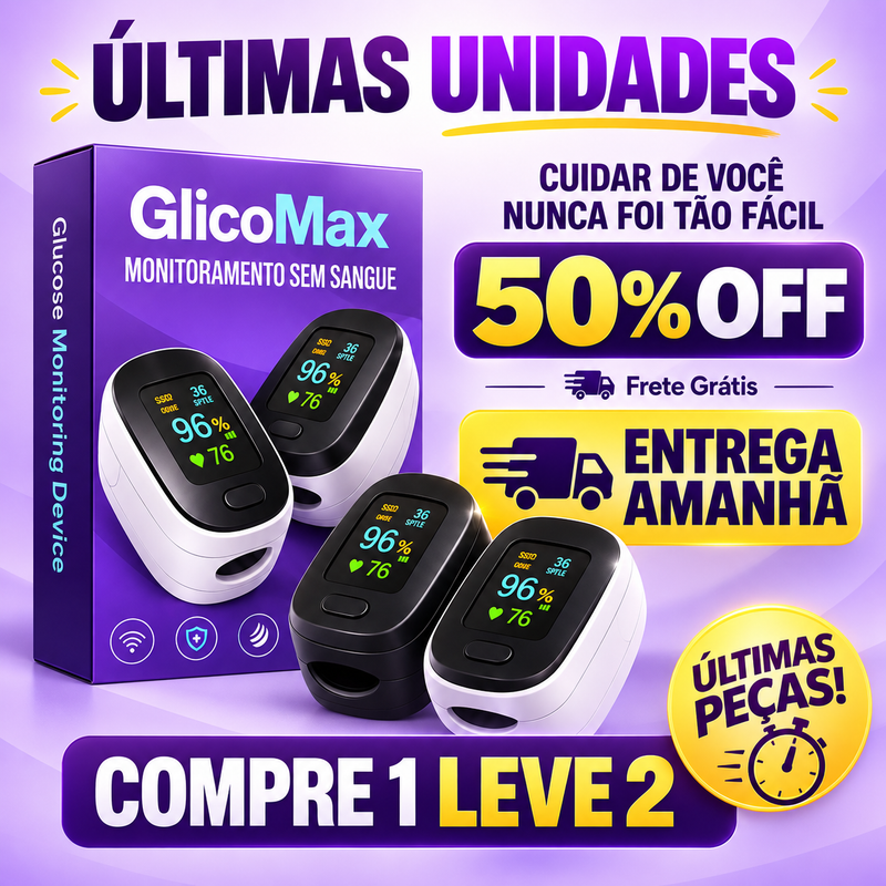 GlicoMax - Sua Glicose no Controle | COMPRE 1 LEVE 2 + Frete GRÁTIS e Entrega AMANHÃ